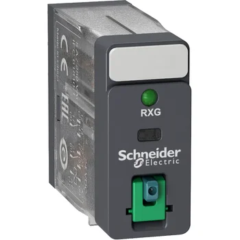 1 шт. Новое интерфейсное реле Schneider RXG22BD 2CO 5A 24 В постоянного тока с контрольной кнопкой