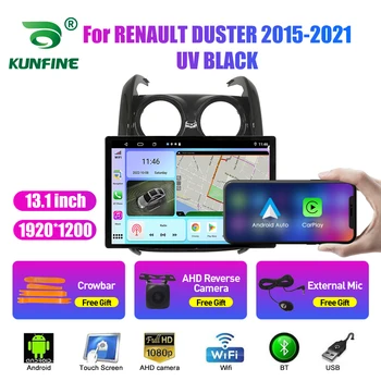 13,1-дюймовое автомобильное радио для RENAULT DUSTER 2015-2021 UV Автомобильный DVD GPS Навигация Стерео Carplay 2 Din Центральная мультимедиа Android Auto