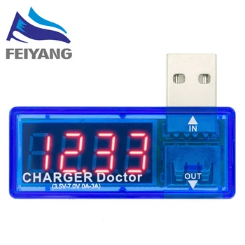 1шт Цифровой дисплей Hot Mini USB Power Current измеритель напряжения Тестер Портативный Мини детектор тока и напряжения Зарядное устройство Doctor
