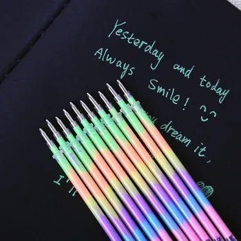 20 ШТ Многоцветных маркеров для заправки радугой, Гелевая ручка для студентов, рисующих Граффити, Флуоресцентная заправка