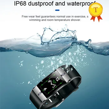 2019 женские умные часы для здоровья мужчин IP68, водонепроницаемый мониторинг сна, непрерывный 24-часовой мониторинг сердечного ритма, спортивный браслет