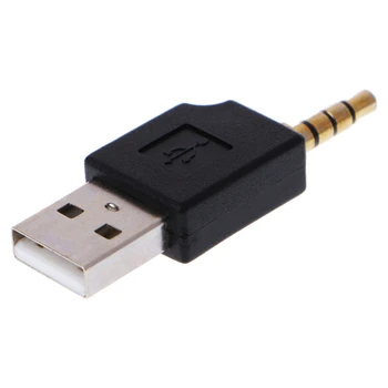 3,5 мм к разъему USB 2.0 Aux Вспомогательный Адаптер для apple для iPod для shuffle 1st 2