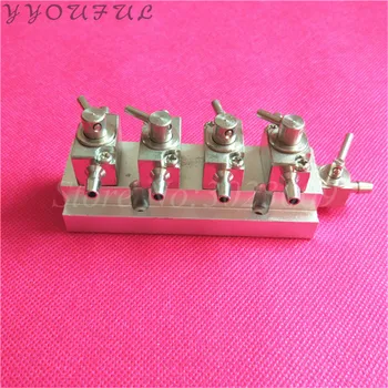 4-разрядные трехходовые клапаны для очистки печатающей головки, алюминий для струйного принтера Konica Allwin Challenger Phaeton Liyu Wit-color Solvent