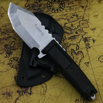 DEHONG (вакуумная термообработка) Уличный охотничий нож из стали DC53, острый тактический прямой нож для скандинавских охотников, специфический нож