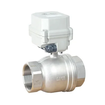 dn50 2-дюймовый шаровой кран с электроприводом для регулирования расхода воды для системы водоснабжения