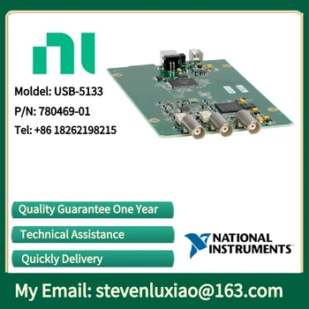 NI USB-5133 780469-01 полоса пропускания 50 МГц, 100 МС/с, 2-канальный, 8-разрядный USB-осциллографический прибор