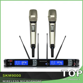 Беспроводной микрофон SKM9000 Mic UHF SKM 9000 2-Канальная Профессиональная Система SKM9100 EM2050 для Sennheiser Stage Performance