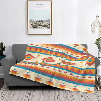 Богемное одеяло с геометрическим рисунком в стиле бохо, плюшевый коралловый флис, многофункциональные супер Теплые пледы для постельных принадлежностей, покрывало для дивана