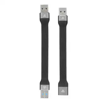 Гибкий кабель для передачи данных 10 Гбит/с, сопротивление натяжению USB-кабеля для передачи данных Портативный USB-кабель для ноутбука
