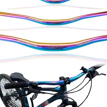 Горный велосипед Удлиненный руль велосипеда 31,8 мм Стояк из алюминиевого сплава 31,8 Длина 800 Быстросъемная ручка-ласточка Анод