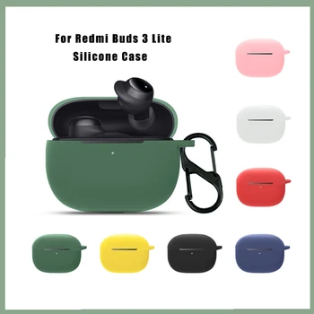 Для Redmi Buds 3 Lite ярких цветов водонепроницаемый противоударный чехол для наушников Bluetooth силиконовый чехол
