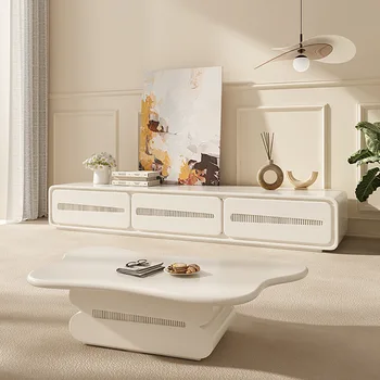 Журнальный столик неправильной формы Современная роскошная Белая бабочка Особой формы, художественная мебель для гостиной В Европейском идиллическом стиле