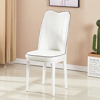 Индивидуальное скандинавское простое современное американское кресло со спинкой, домашнее кресло для гостиной, Европейское кресло, Роскошная Кожаная мебель