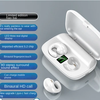 Концепция костной проводимости TWS Беспроводные наушники Bluetooth 5.0 Наушники с сенсорным управлением Earclip Наушники Спортивные гарнитуры HIFI Bass