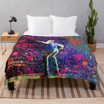 Красочное одеяло Chris Music Spheres для дивана для дивана Тонкое туристическое одеяло