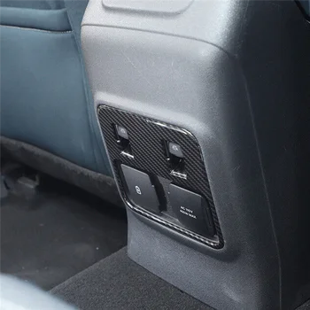 Накладка панели кнопок переключения заднего стекла для Ford ABS из углеродного волокна
