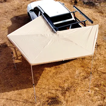 Новая веерообразная палатка для кемпинга на крыше, тент 270, навес для автомобиля, боковая палатка