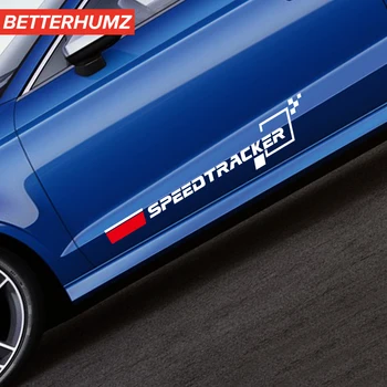 Новый Стиль Автомобиля Светоотражающая Наклейка На Дверь Кузова Боковые Наклейки Speed Tracked Отделка Для Audi A3 A4 A5 A6 A7 Q5 Q7 S3 S6 S7 SQ5 Стайлинг автомобилей