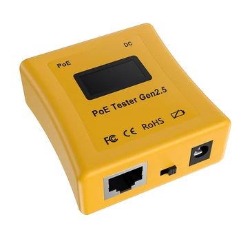 Новый тестер PoE Gen2.5 Power Over Ethernet для определения напряжения, тока и потребляемой мощности сетевого кабеля 802.3at/bt