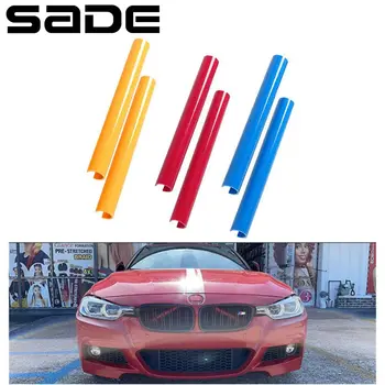 Пара накладок на переднюю решетку радиатора автомобиля для BMW F10 F02 M-Performance Накладок на решетку радиатора BMW 5 серии 2010-2017 SLJ-1104