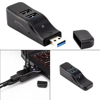 Расширитель порта USBUSB, 4-портовый USB 3.0 для передачи данных, удлинитель USB-разветвителя высокой мощности