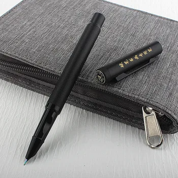 Роскошная авторучка Black Forest Extra Fine EF / F, классический дизайн с преобразователем, металлические ручки для письма из нержавеющей стали
