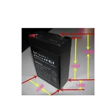 Свинцово-кислотная аккумуляторная батарея VRLA 6V 2.8Ah для электрических игрушек, фонарь