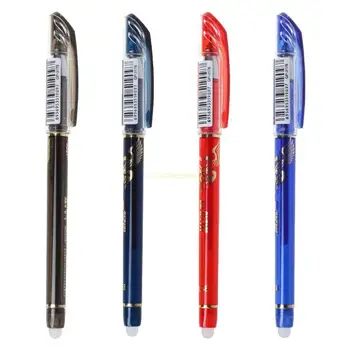 Стираемая Гелевая Ручка 0,38 мм С синими, красными, черными заправками, школьные Канцелярские принадлежности