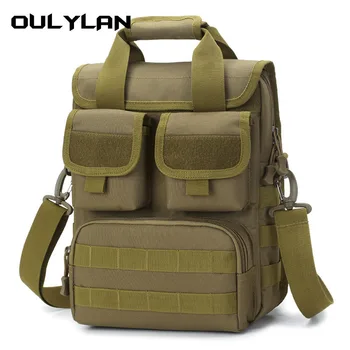 Уличная тактическая сумка OULYLAN, мужская сумка формата А4, военная камуфляжная сумка-мессенджер, мужская сумка для инструментов