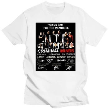 Футболка Criminal Minds Thank You For The Memories Мужская черная хлопковая S-6XL