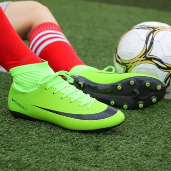 Футбольные бутсы и бутсы Messi Оптом Chuteira Society Прочная Удобная качественная футбольная обувь для легкой футзалки на открытом воздухе