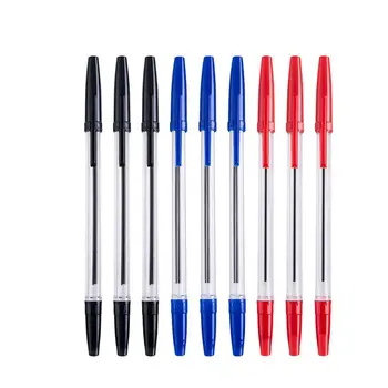 шариковая ручка 1 мм, шариковые ручки, детские школьные канцелярские принадлежности, долговечные, 3 цвета, 5/10 шт.