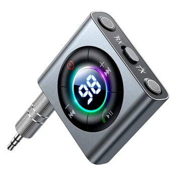2 в 1 Bluetooth 5.3 Адаптер Передатчик Приемник Bluetooth Адаптер для Автомобильного Аудио/ТЕЛЕВИЗОРА/Домашней Стереосистемы / ПК /Наушников /Динамика
