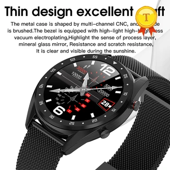 новый дизайн тонкие смарт-часы женские мужские IP68 Водонепроницаемые Смарт-Часы Спортивные ЭКГ + PPG Смарт-часы Пульсометр Монитор Артериального Давления