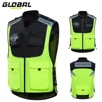 Светоотражающая одежда для мотоциклов Защитный жилет для тела Безопасное защитное устройство Дорожные средства для гонок Спортивный предупреждающий жилет